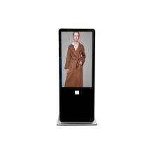 47 inch industrial touch screen panel pc totem stand with thermal printers